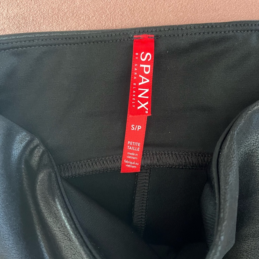 NWOT Spanx Leather Leggings